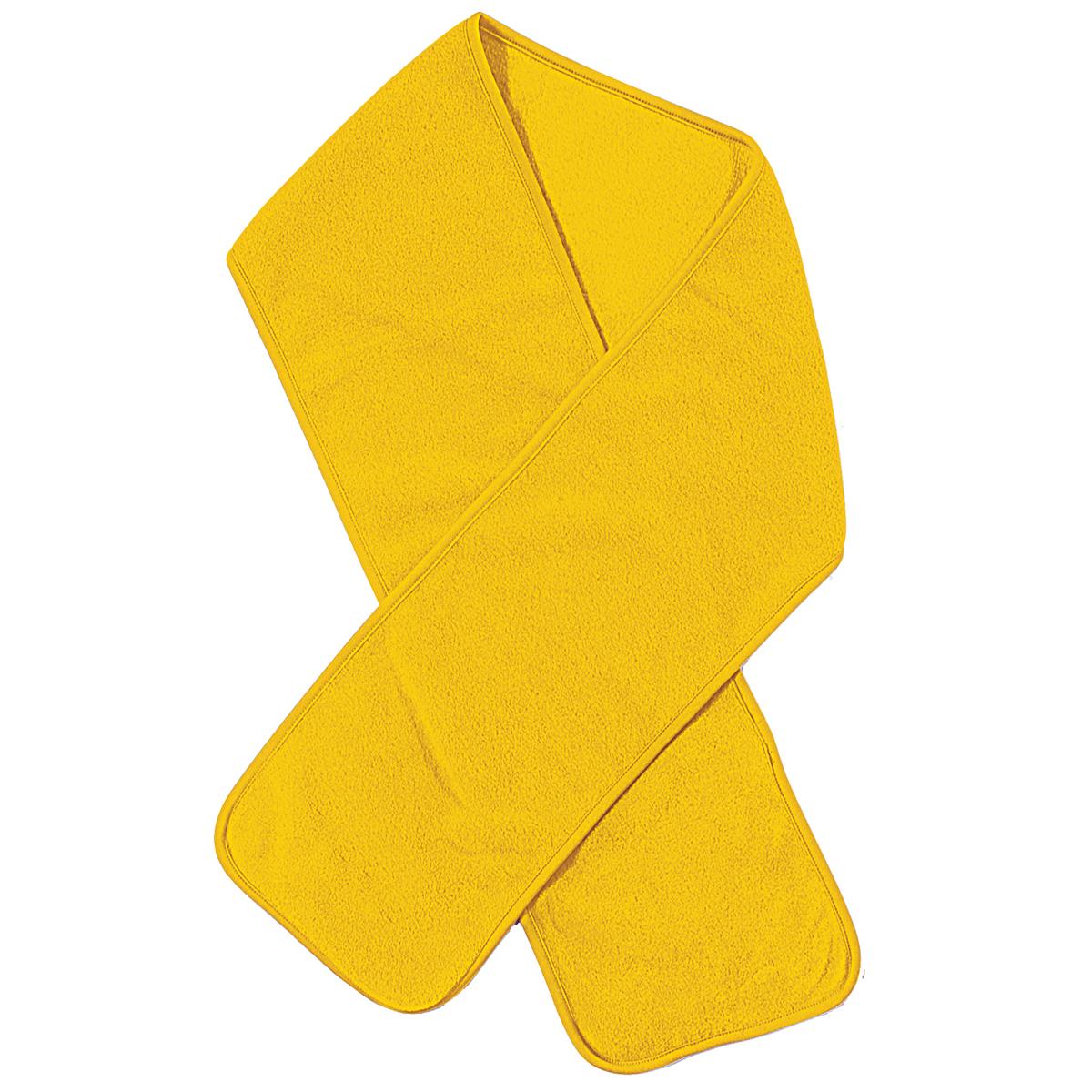 Polar Fleece Scarf - Gold - Front