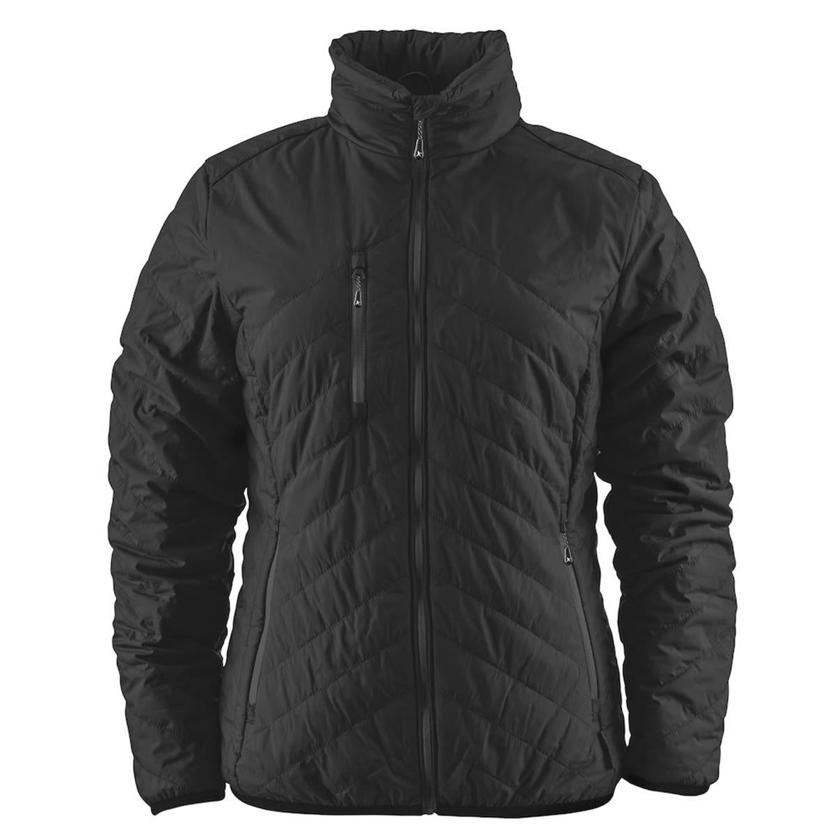 Deer Ridge Women's Quilted Jacket - Black - Front