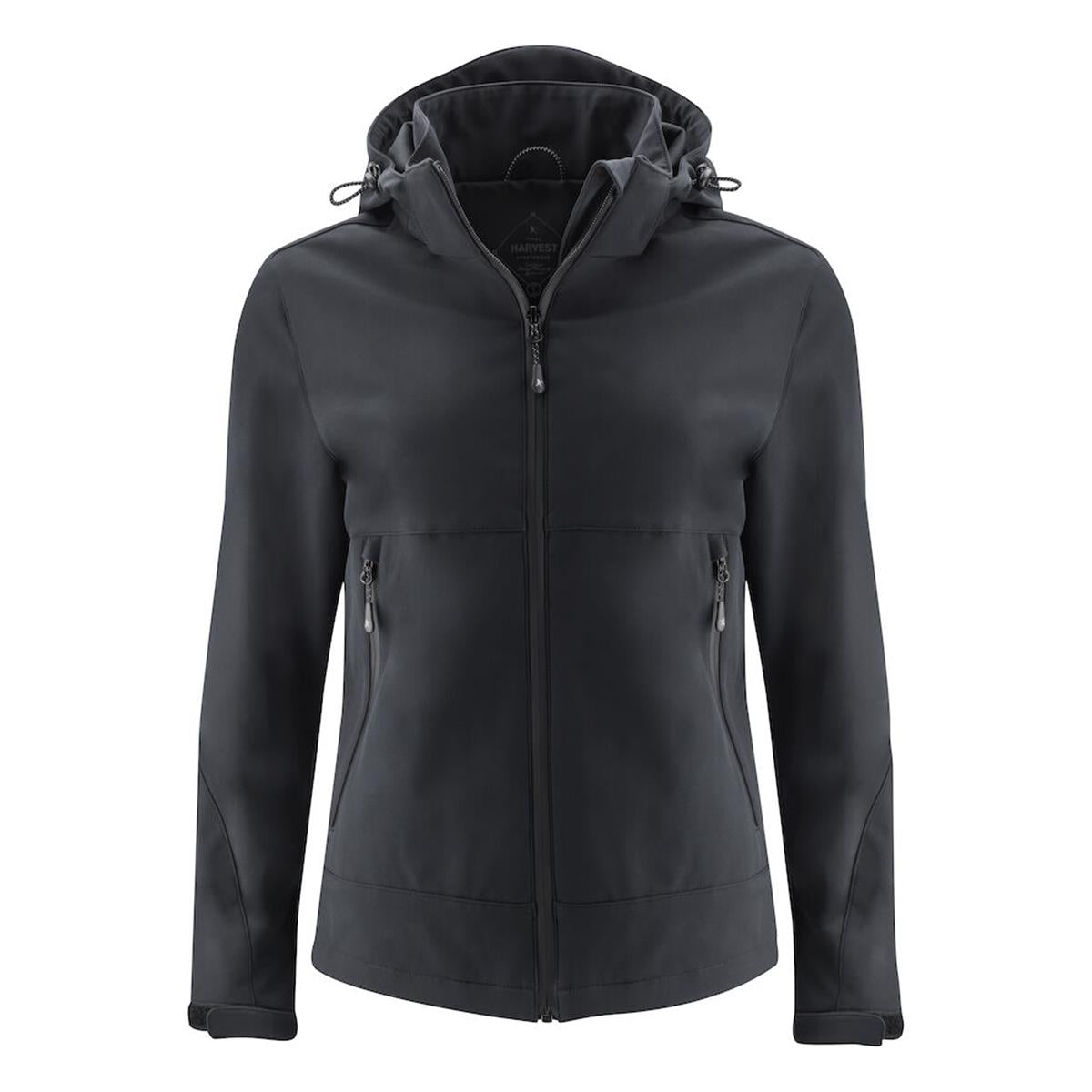 Lodgetown Women's Softshell - Black - Front