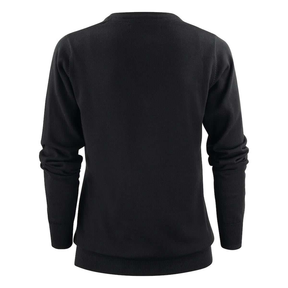 Ashland Women's V-Neck Sweater - Black - Back