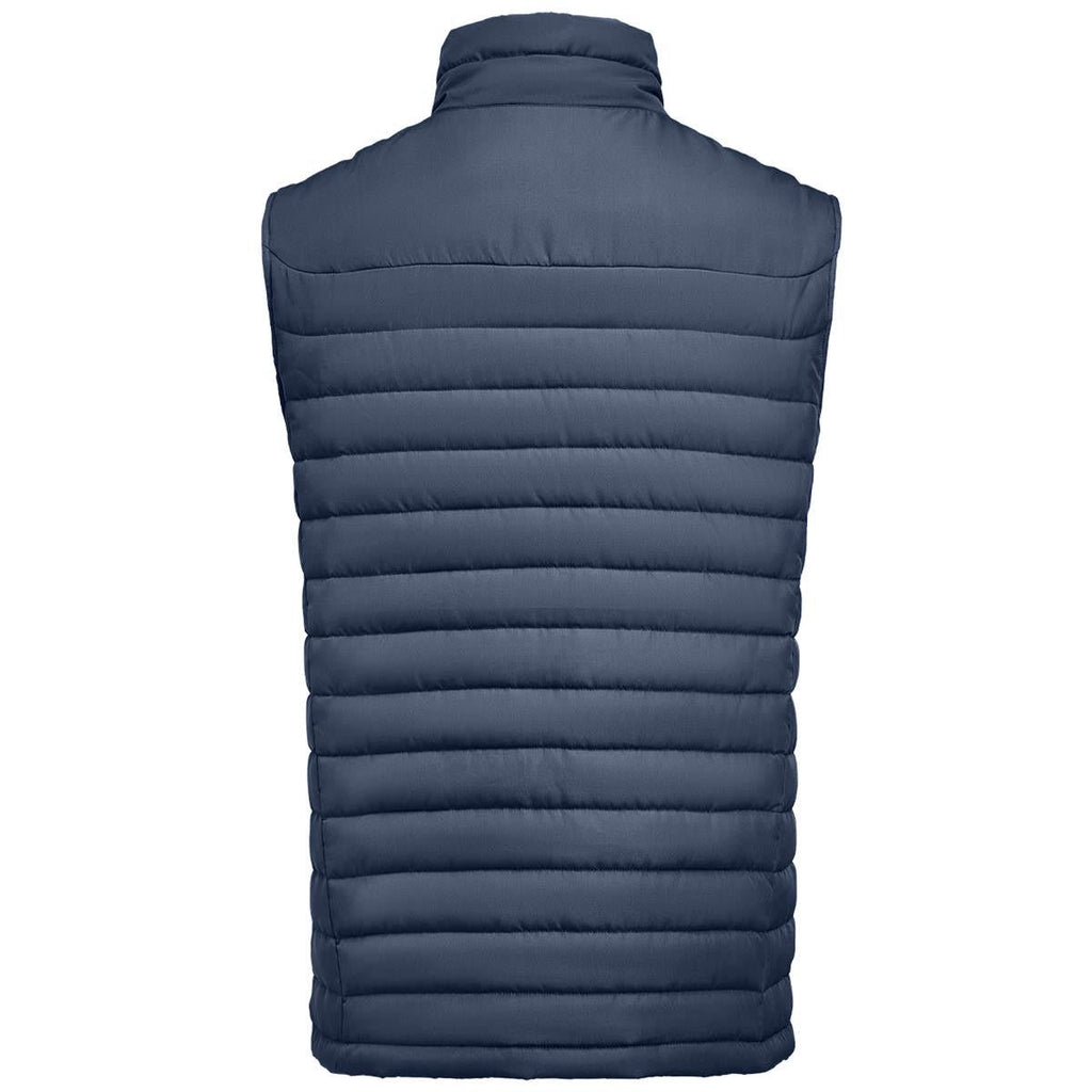 Arches Men's Padded Vest - Navy - Back