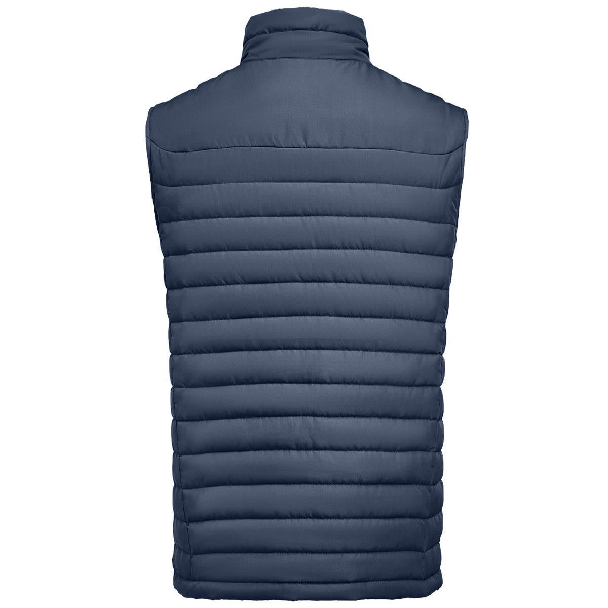 Arches Men's Padded Vest - Navy - Back