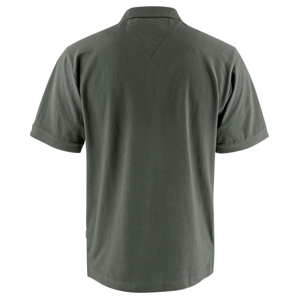 Neptune Regular Men's Cotton Polo - Anthracite - Back
