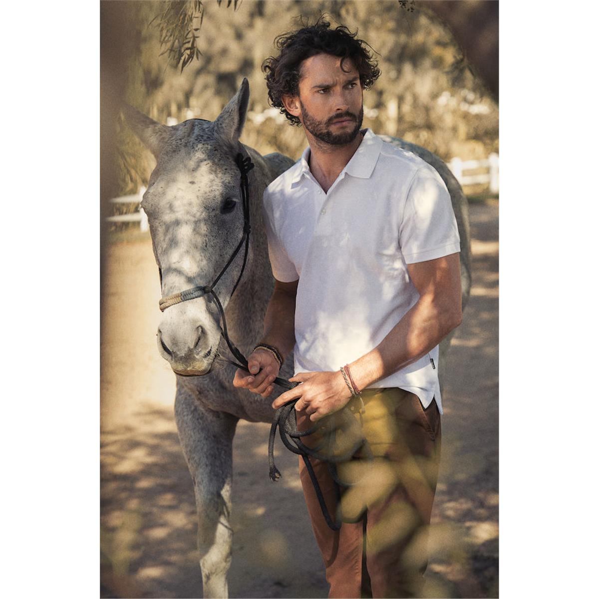 Neptune Modern Men's Cotton Polo - view