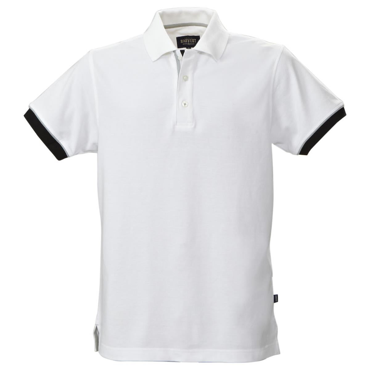 Anderson Men's Cotton Polo - White - Front