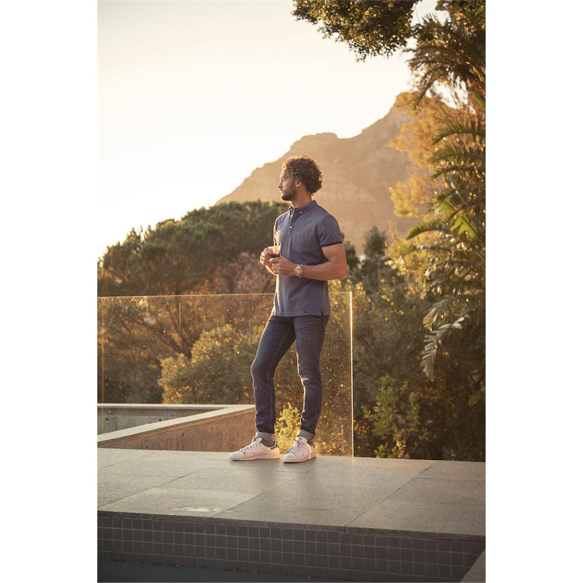 Larkford Men's Cotton Polo - view