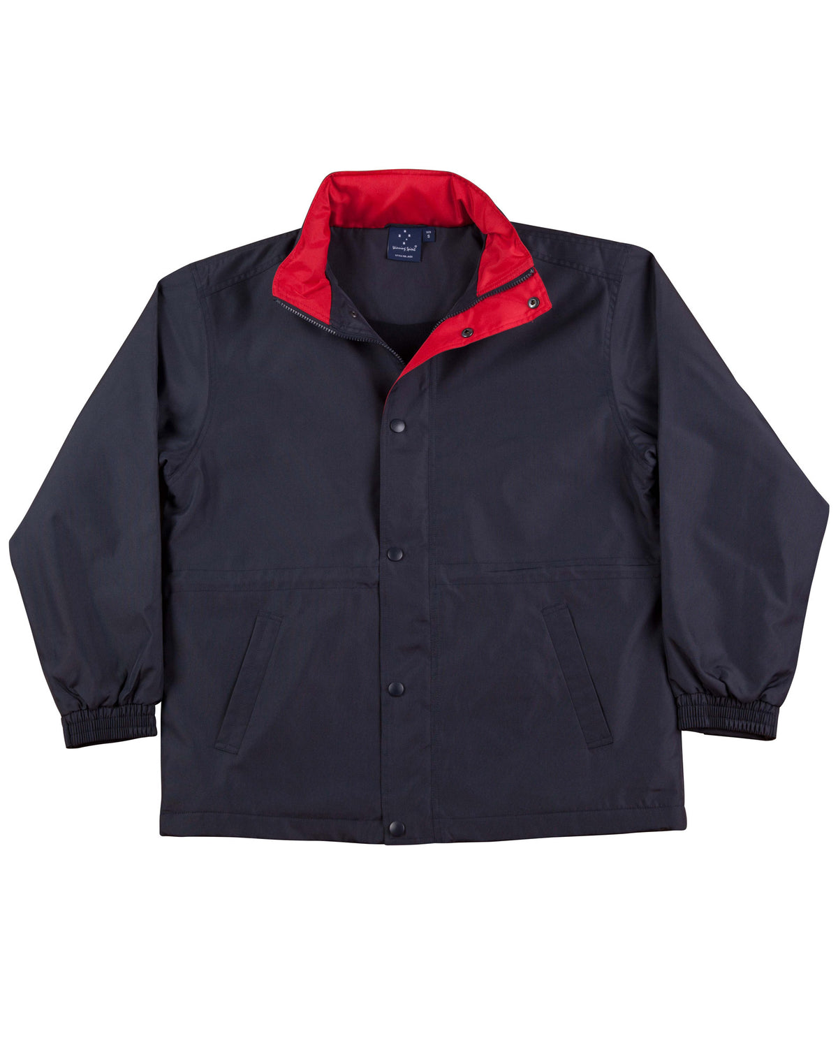 STADIUM, Kids' Contrast jacket - JK01K - Navy / Red