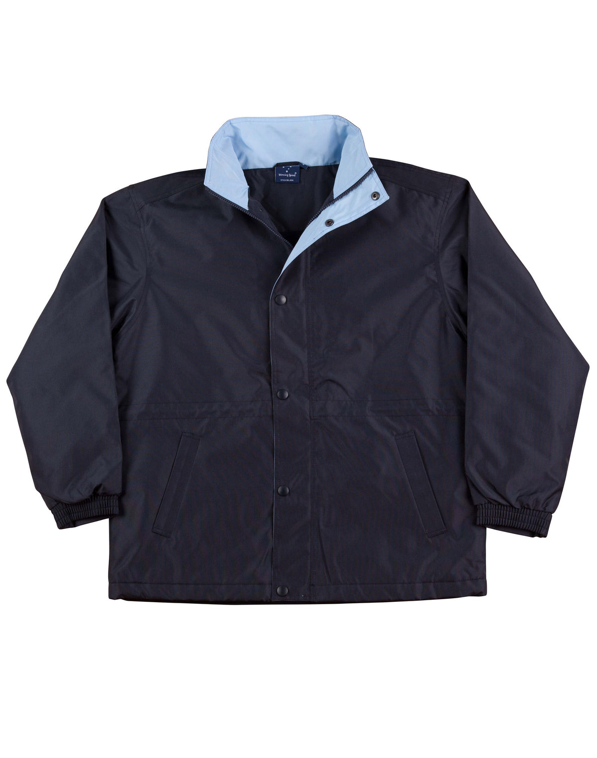 STADIUM, Kids' Contrast jacket - JK01K - Navy / Skyblue