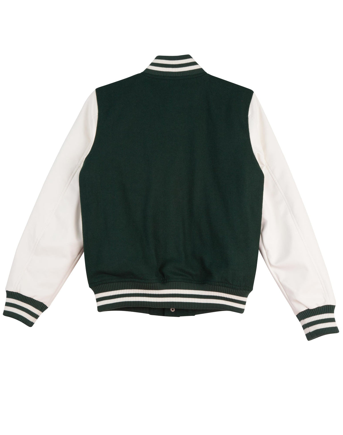 Wool Letterman Wool Blend Varsity Jacket - Back