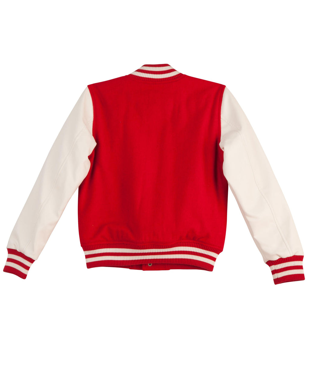 Wool Letterman Wool Blend Varsity Jacket - Back