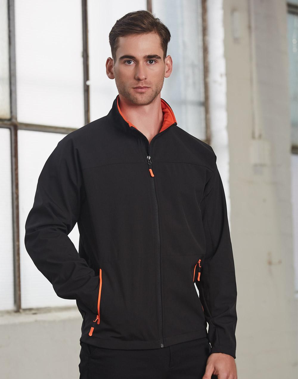 Winning Spirit Men's Softshell Contrast Jacket JK15