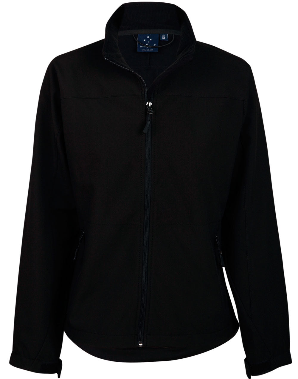 Ladies' Softshell Contrast Jacket - JK16 - Black