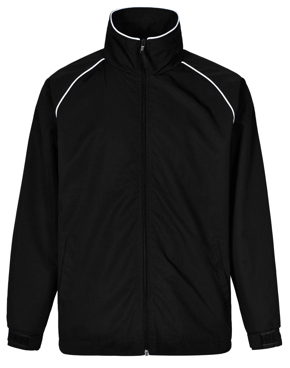 Kids' track top - JK21K - Black / White