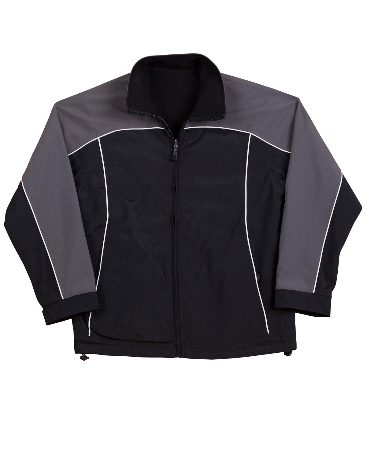 Reversible jacket contrast colors - JK22 - Black / White / Grey