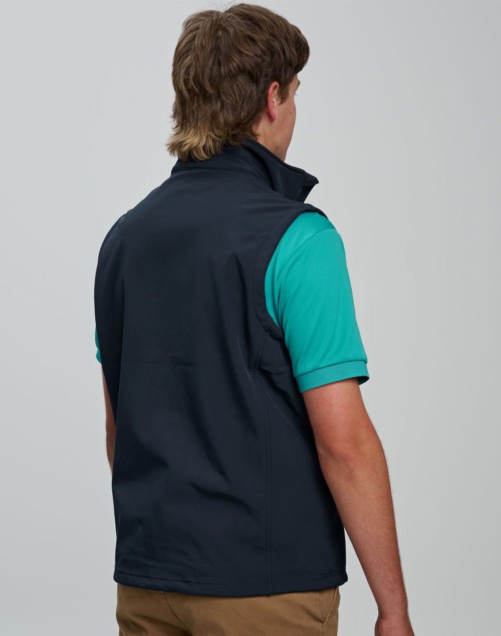 Men's Softshell Hi-Tech Vest - Navy - View