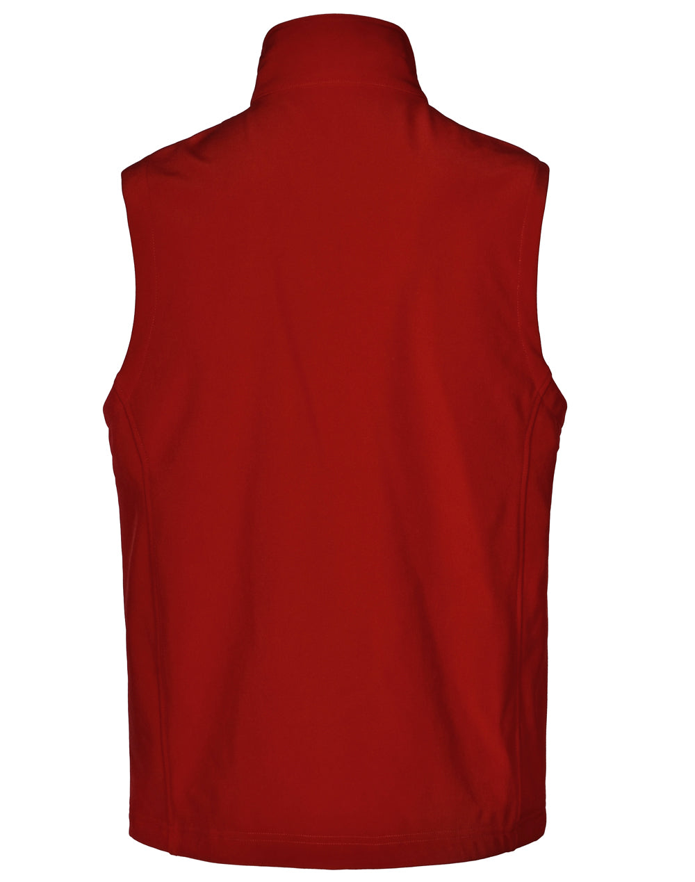 Men's Softshell Hi-Tech Vest - Red - Back