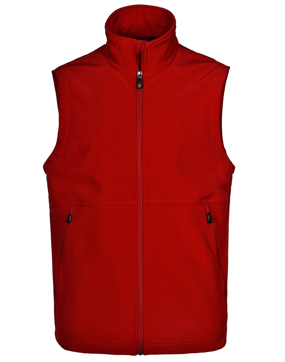 Men's Softshell Hi-Tech Vest - Red - Front