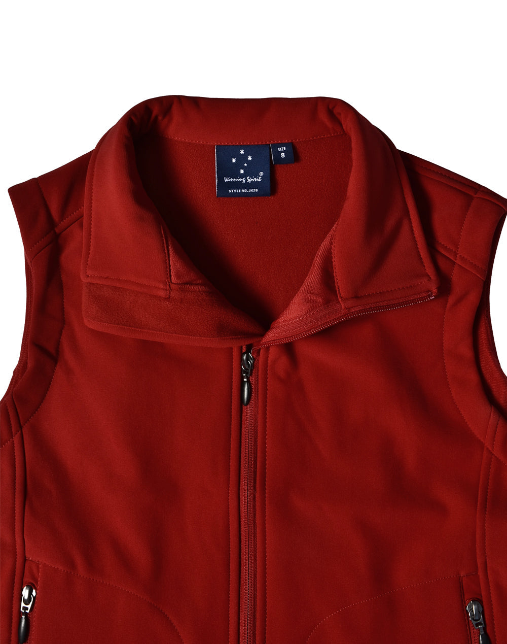 Ladies' Softshell Hi-Tech Vest - Red - View
