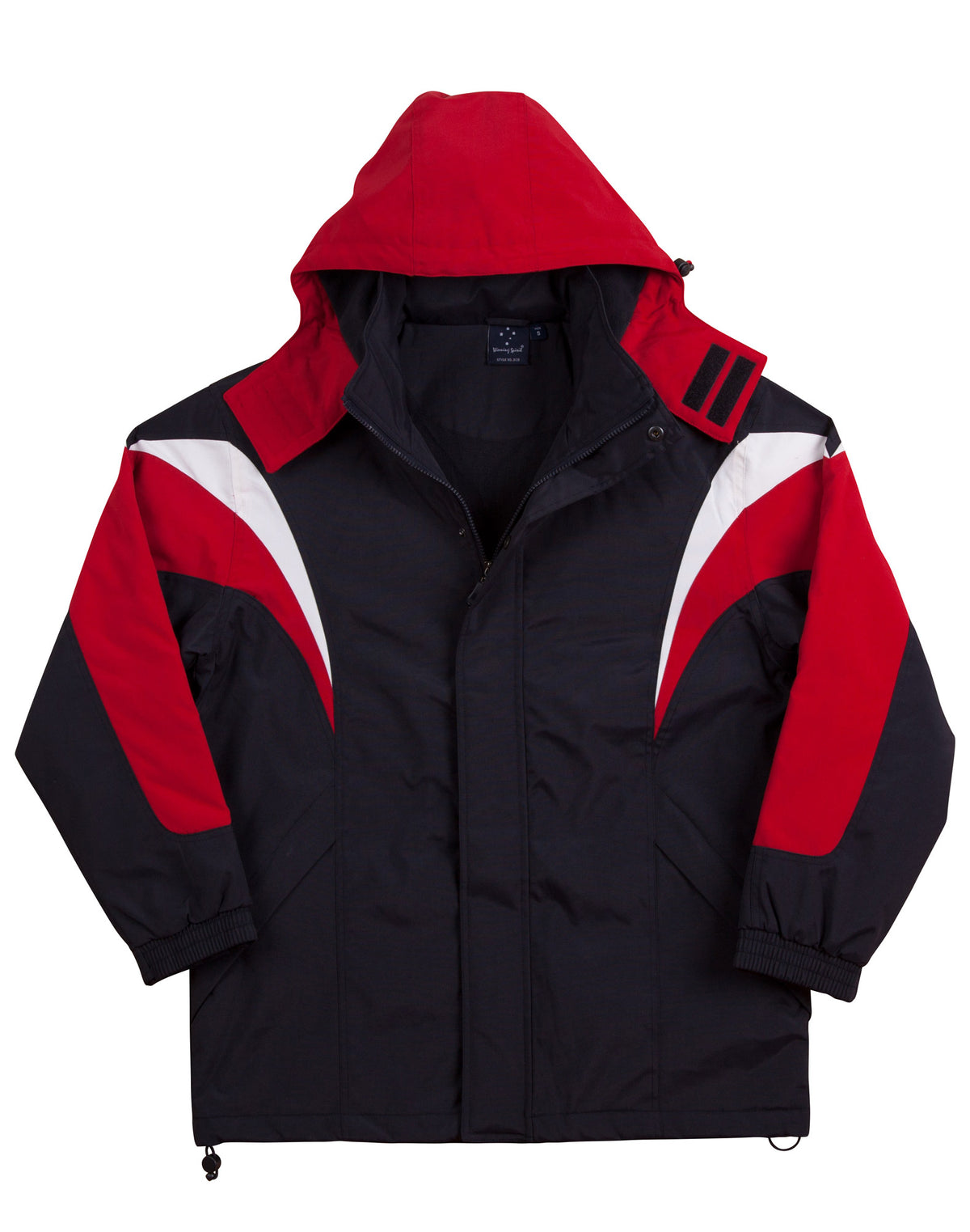 Bathurst Tri-Color Jacket With Hood - JK28 - Navy / White / Red