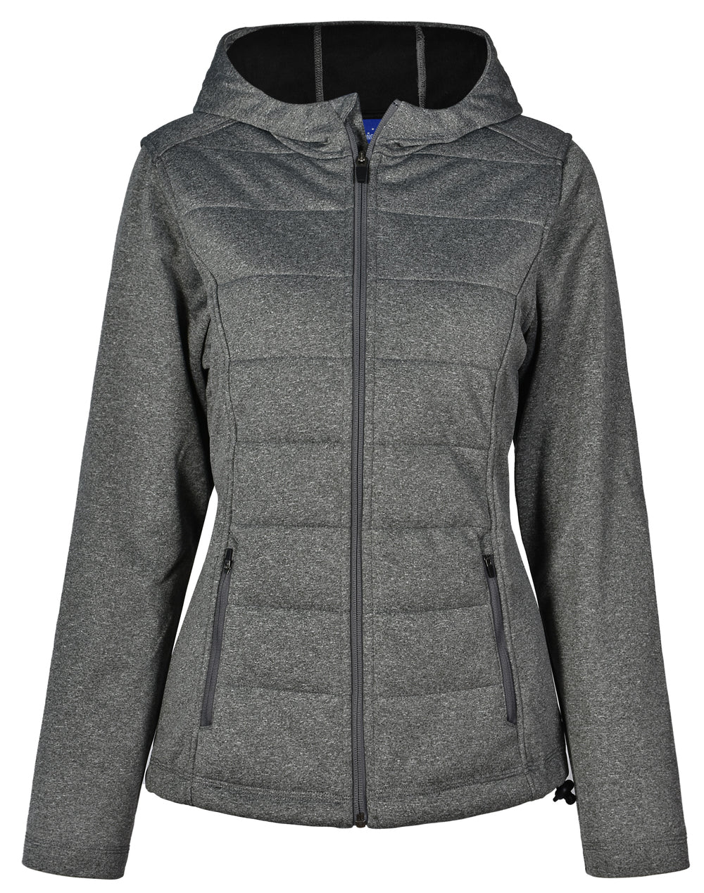 Ladies' Cationic Quilted Jacket - JK52 - Charcoal