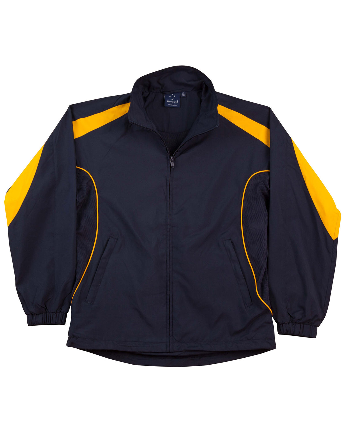 Kids Warm Up Jacket - JK53K - Navy / Gold