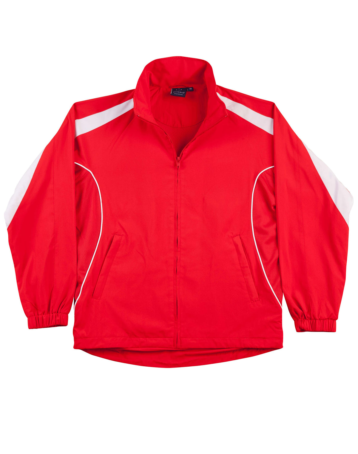 Kids Warm Up Jacket - JK53K - Red / White