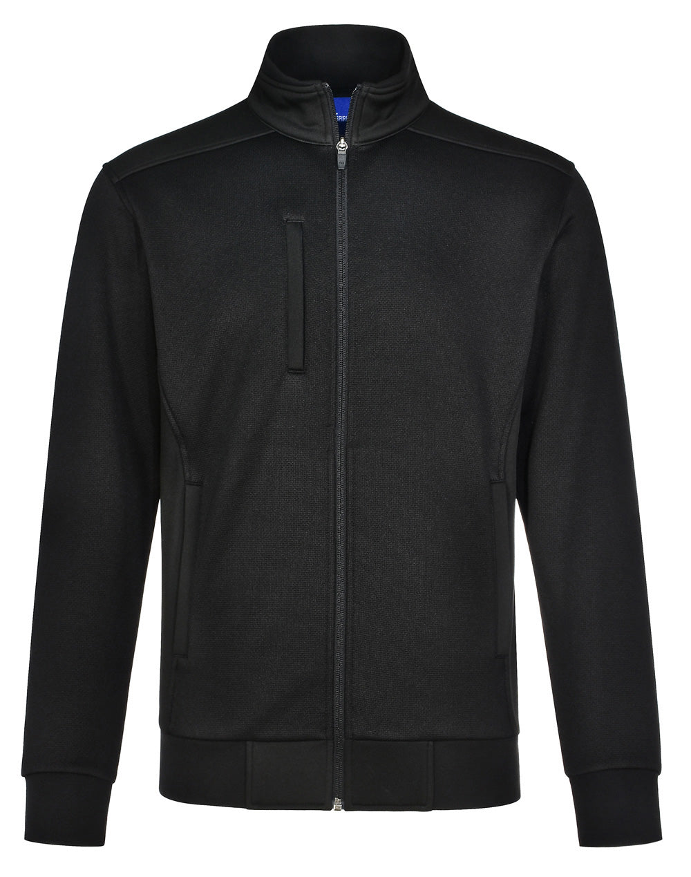 Men's Jacquard Fleece Jacket - JK57 - Black