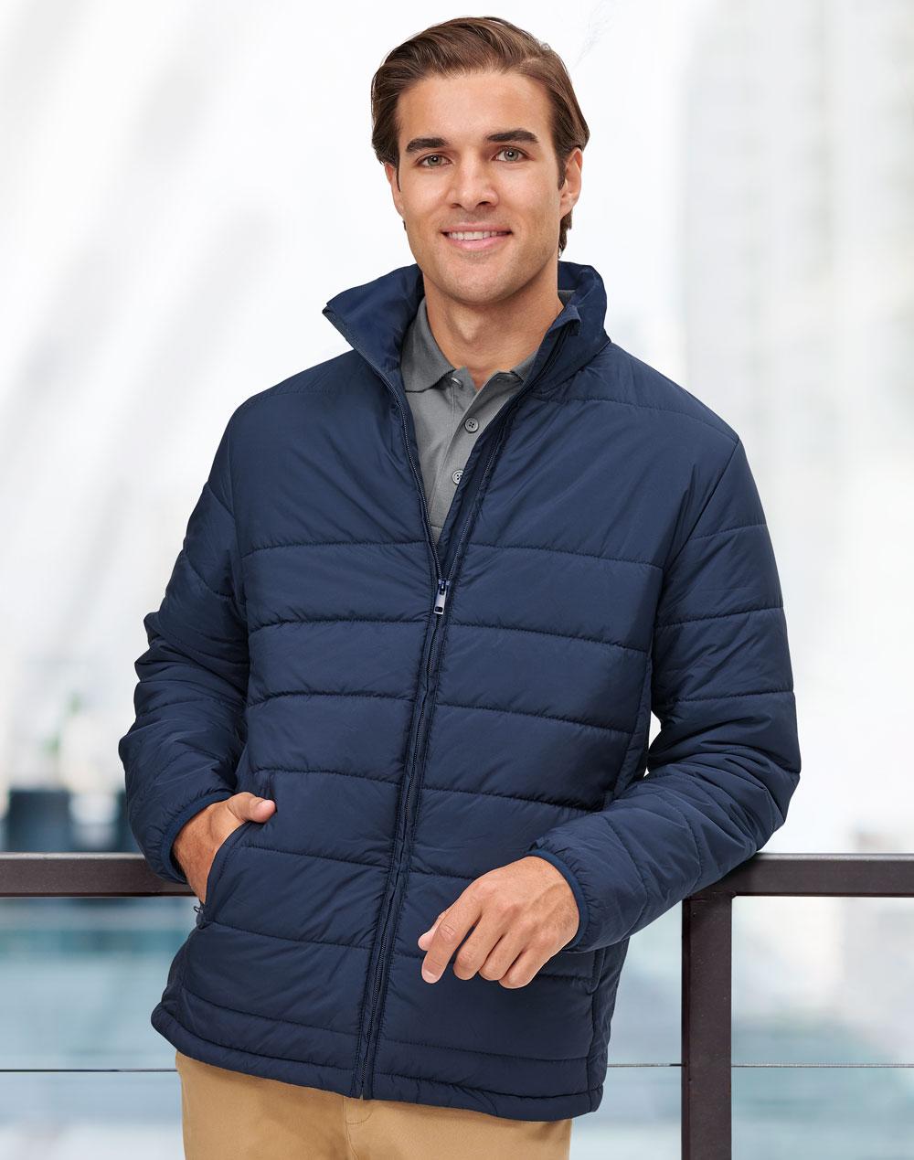 Winning Spirit Men's Sustainable Insulated Puffer Jacket (3D Cut) JK59