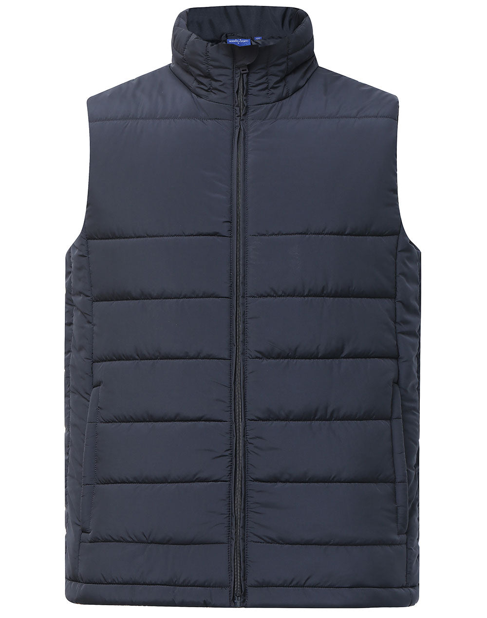 Men's Sustainable Insulated Puffer Vest (3D Cut) - JK61 - Navy