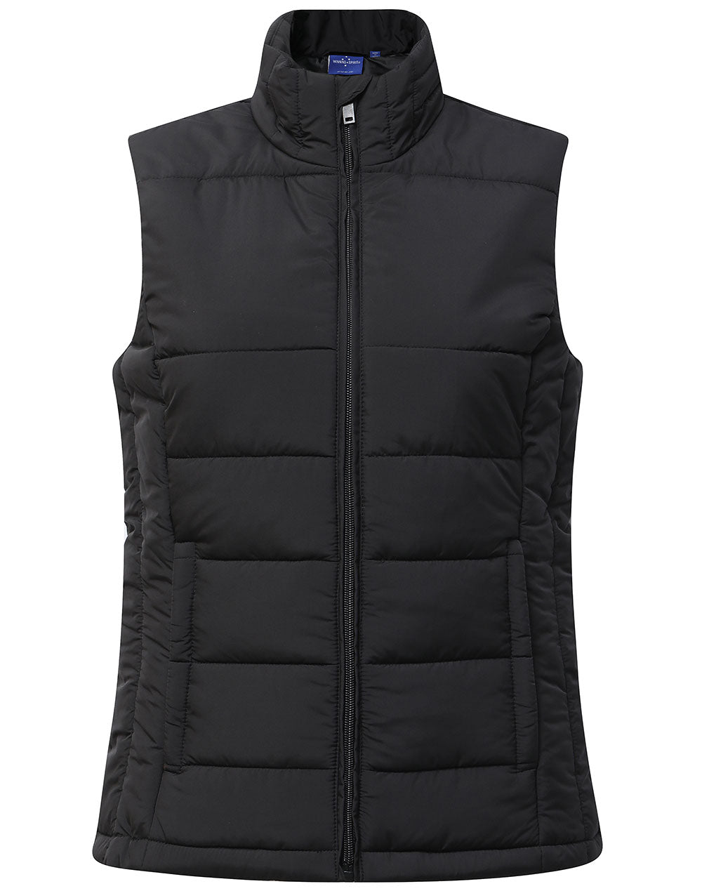 Ladies' Sustainable Insulated Puffer Vest (3D Cut) - JK62 - Black