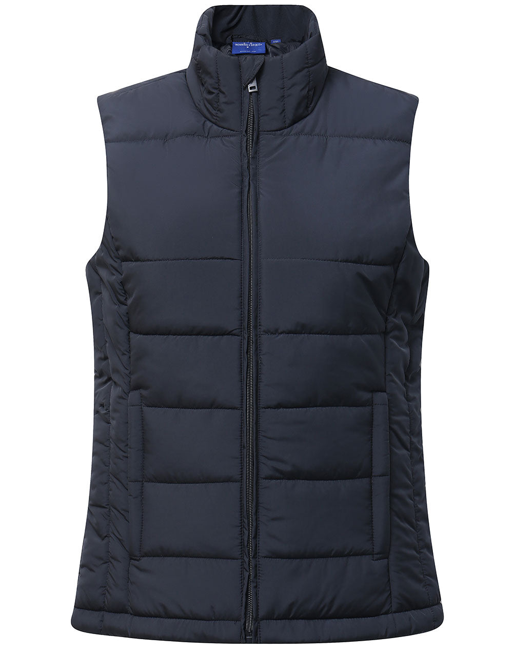 Ladies' Sustainable Insulated Puffer Vest (3D Cut) - JK62 - Navy