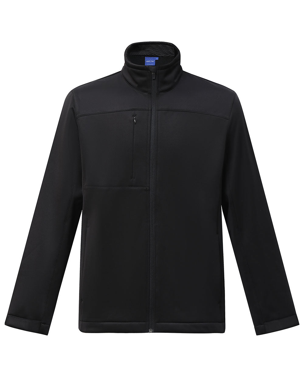 Sustainable Softshell Corporate Jacket Men's - Black - Front