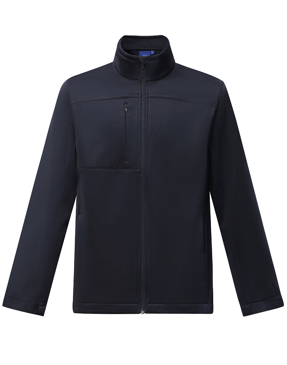 Sustainable Softshell Corporate Jacket Men's - Navy - Front