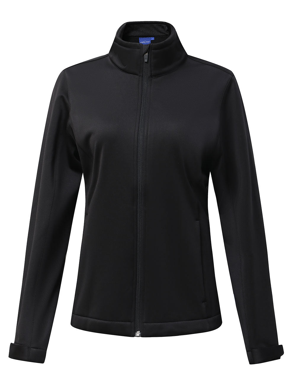 Sustainable Softshell Corporate Jacket ladie's - Black - Front