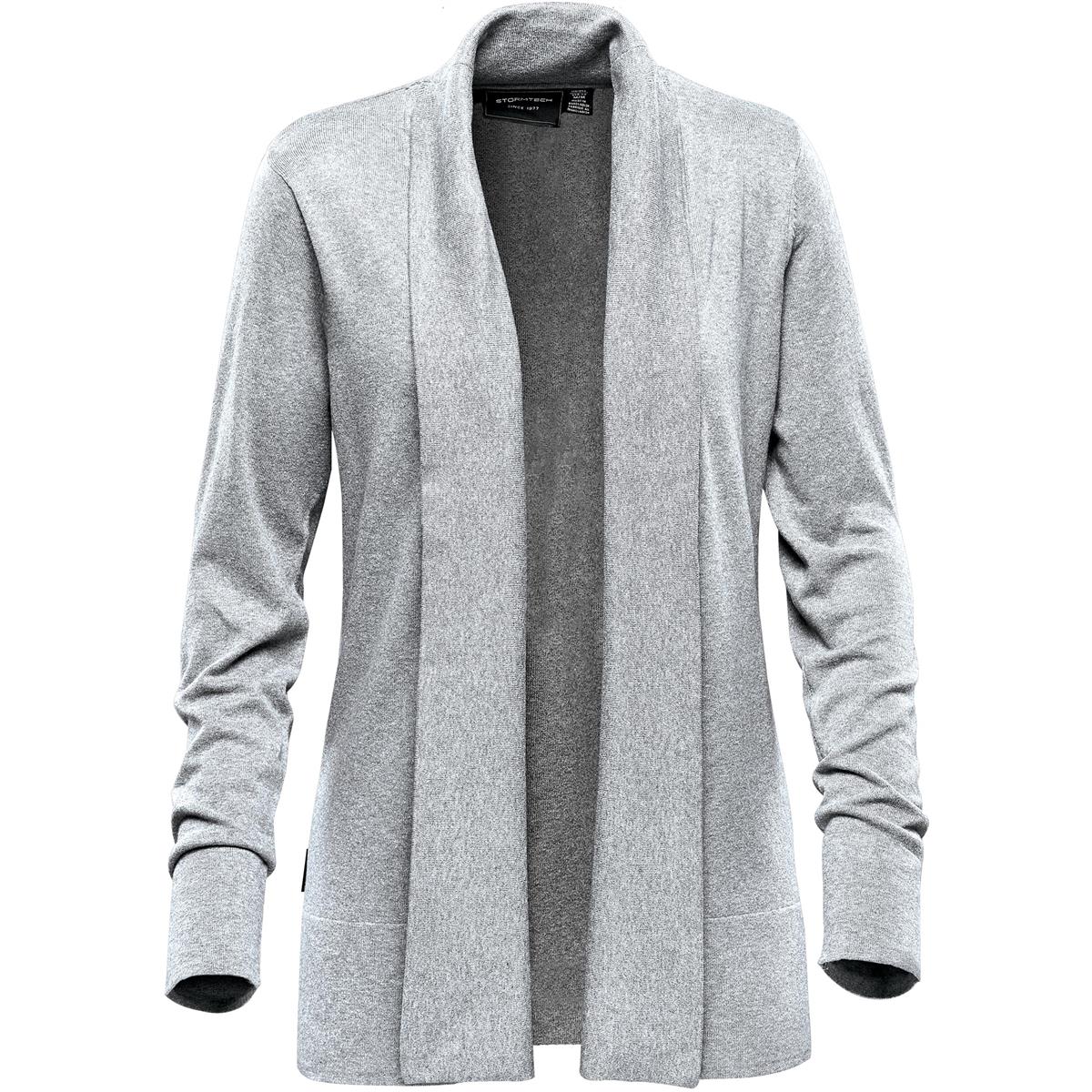 Women's Soho Cardigan - Grey Heather - Front