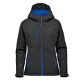 Women's Orbiter Insulated Softshell - Black / Azure Blue - Front