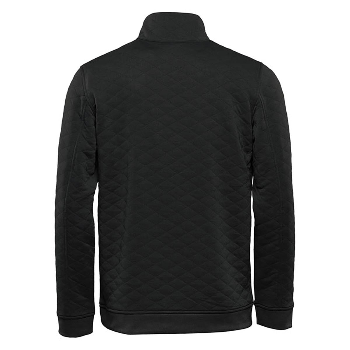 Men's Montebello Thermal 1/4 Zip Pullover - Dark Charcoal Heather - Back