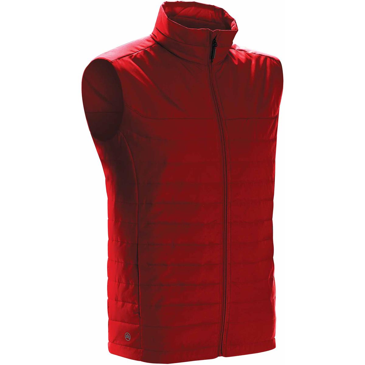 Men's Nautilus Quilted Vest - Bright Red - Back