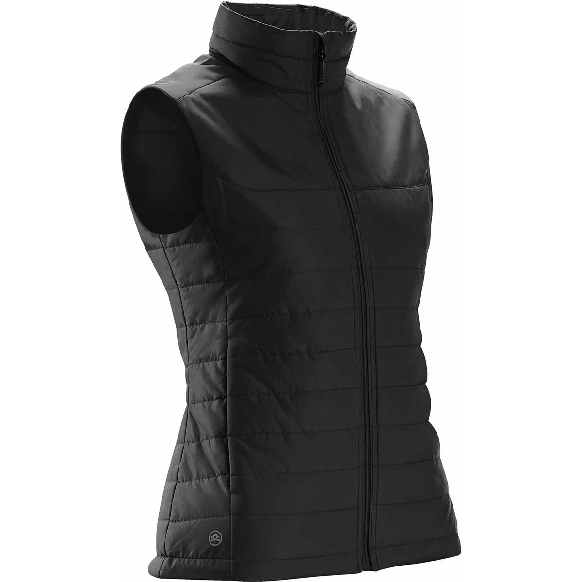 Women's Nautilus Quilted Vest - Black - Back