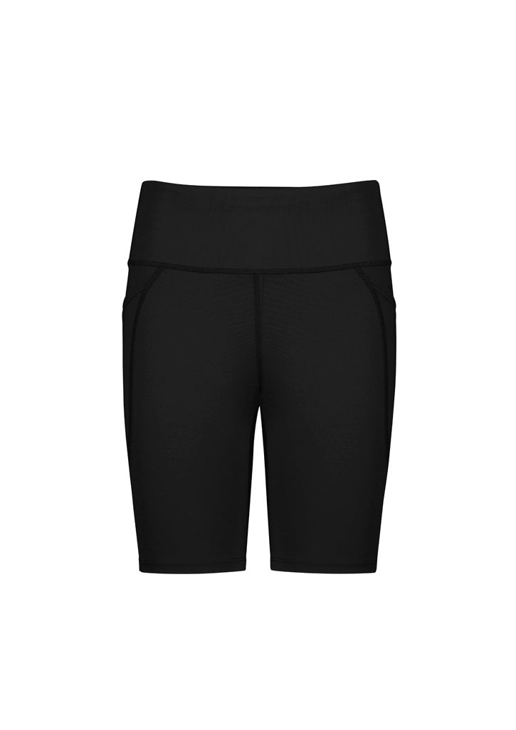 Luna Womens Bike Short - Black - Front