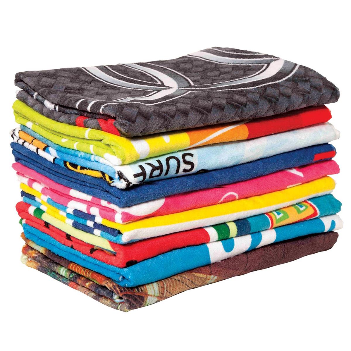 Custom Sublimation Beach Towel - view