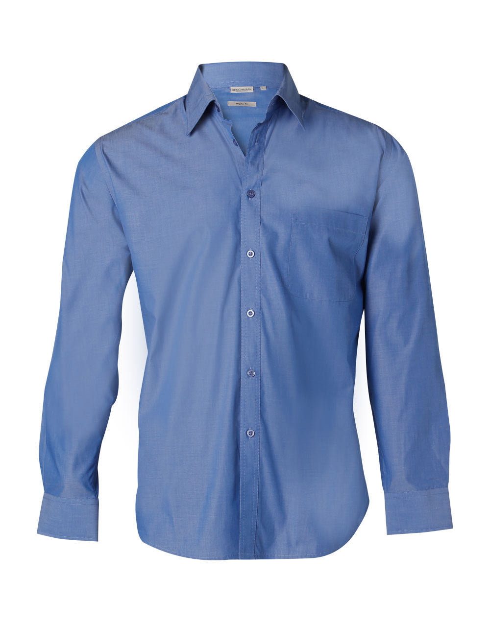 Men's Nano Tech Long Sleeve Shirt - M7002 - Indigo Blue