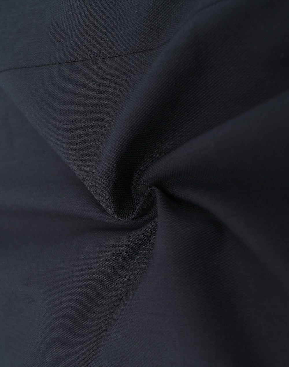 Mens Smart Casual Cotton Blend L/S Shirt - Black - View