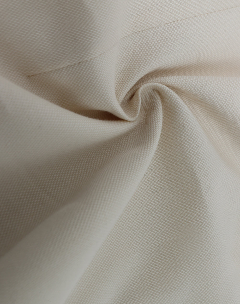 Mens Smart Casual Cotton Blend L/S Shirt - Natural - View