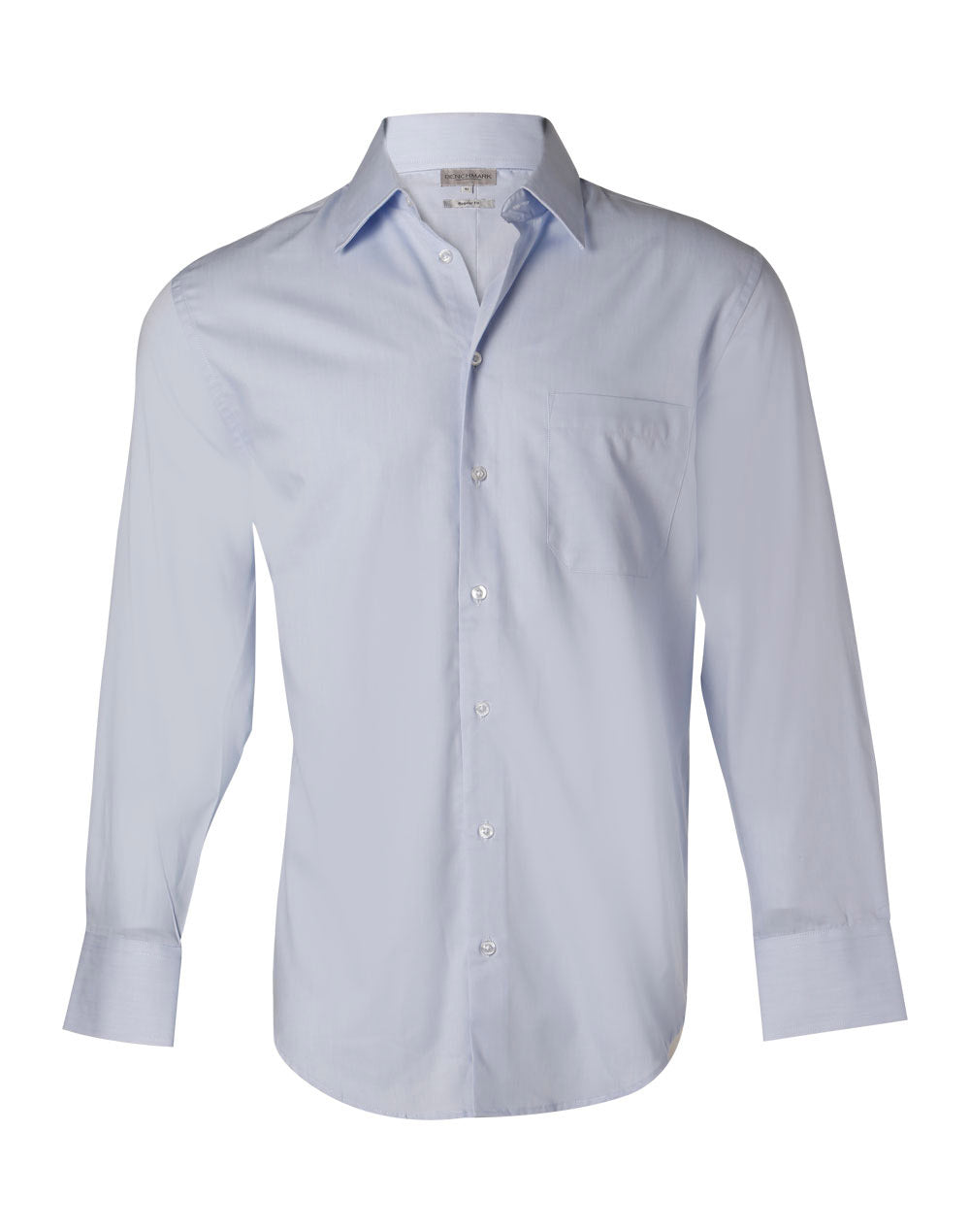 Men's Fine Twill L/S Shirt - M7030L - Blue