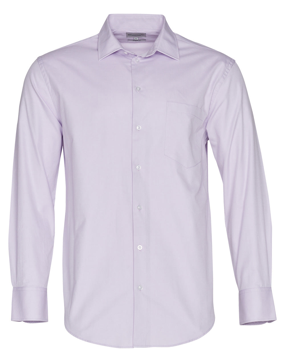 Men's CVC Oxford L/S Shirt - M7040L - Lilac