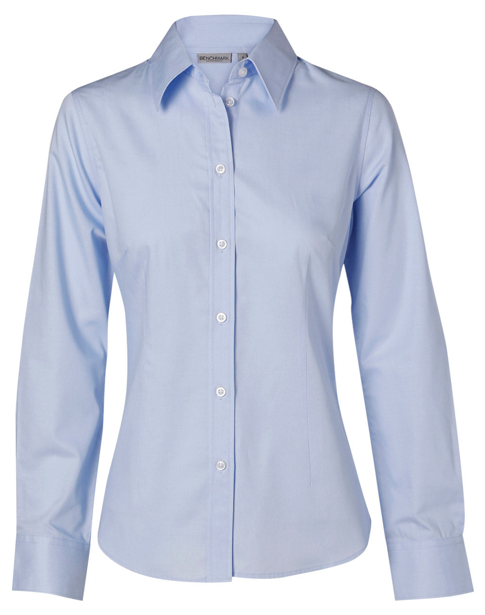 Women's Fine Twill L/S Shirt - M8030L - Blue