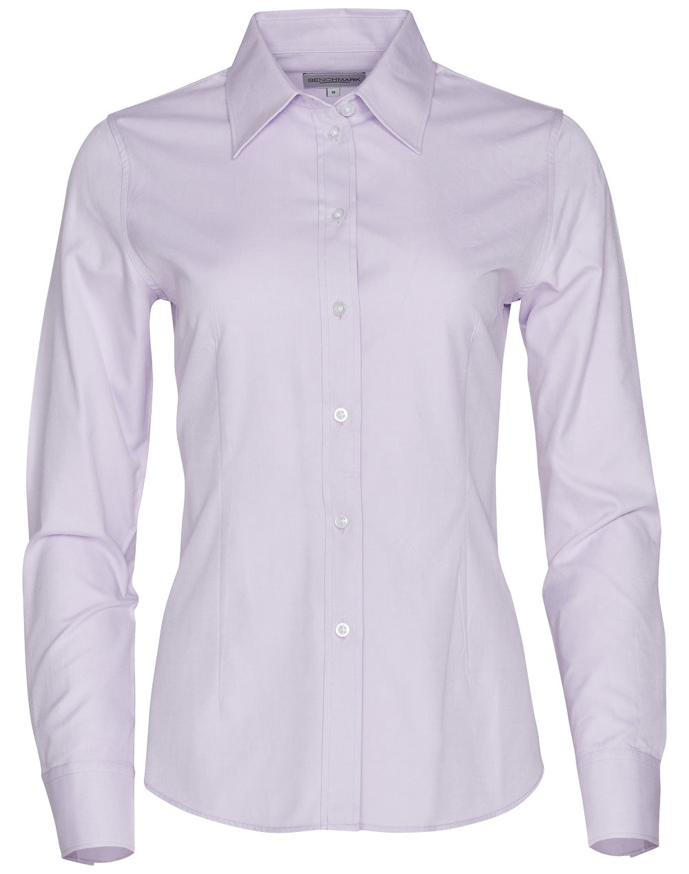 Women's CVC Oxford L/S Shirt - M8040L - Lilac