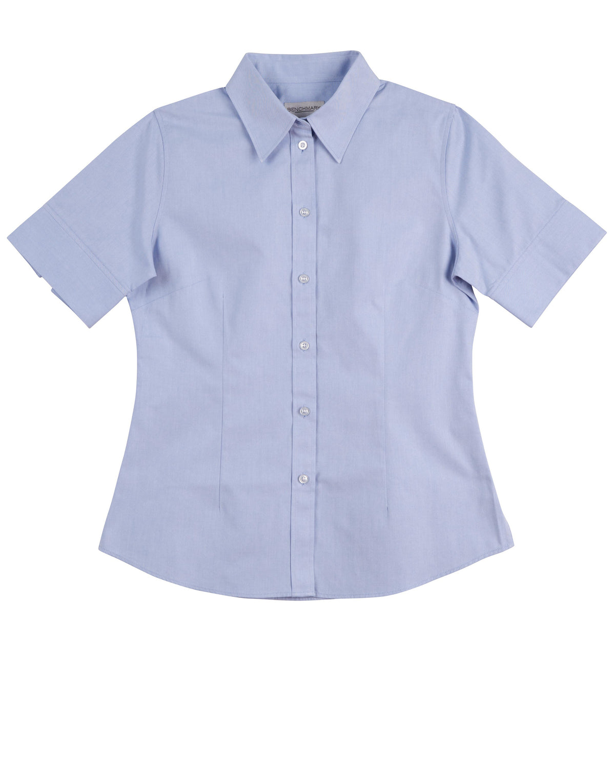 Women's CVC Oxford S/S Shirt - M8040S - Blue