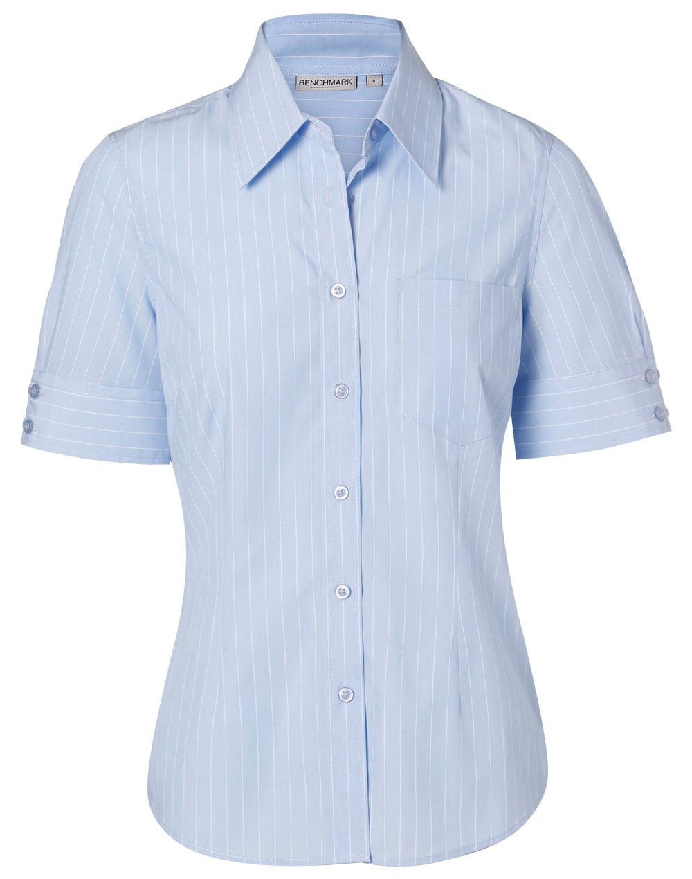 Blue Chambray.White